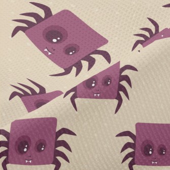 Halloween Cube Spider Piqué