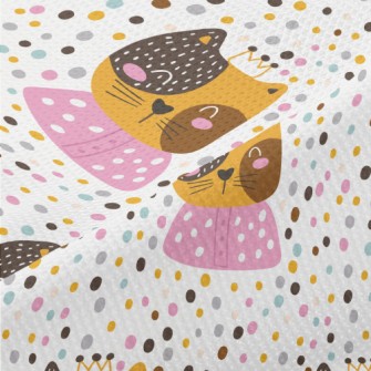 Dot Crown Cat Piqué