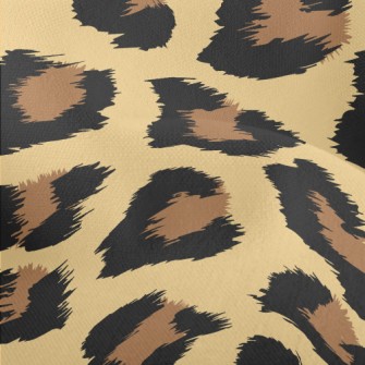 Leopard Print Design Lightweight Performance Linen