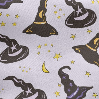 Mystical Magic Witch Hat Jersey Backed Fleece