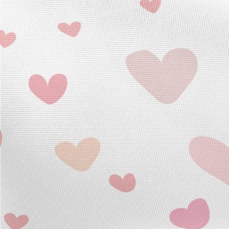 Irregular Size Love Heart Pongee