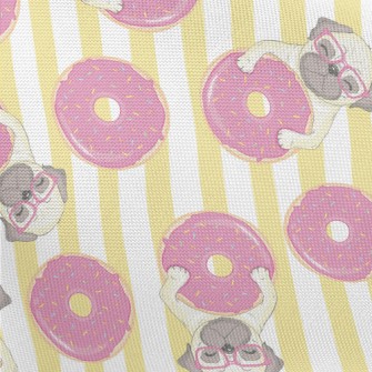 Spectacle Dog Donuts Pongee
