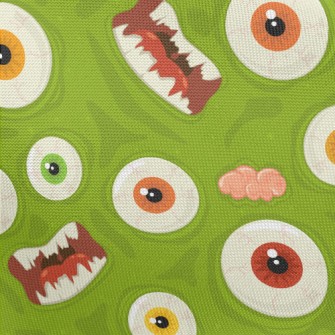 Scary Big Eye Monster Pongee