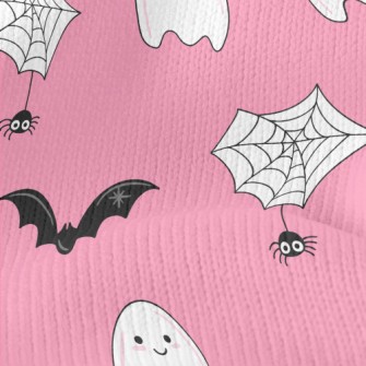 Halloween Bat Ghost Stretch Jersey