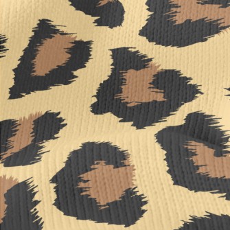 Leopard Print Design Stretch Jersey