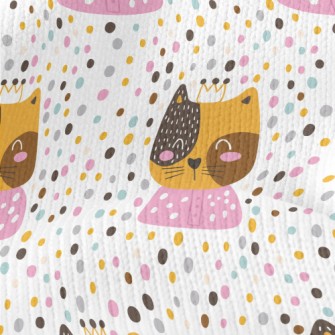 Dot Crown Cat Stretch Jersey