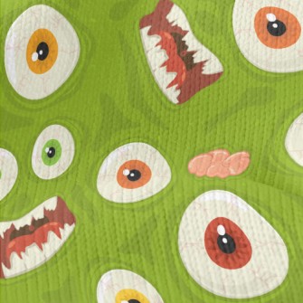 Scary Big Eye Monster Stretch Jersey