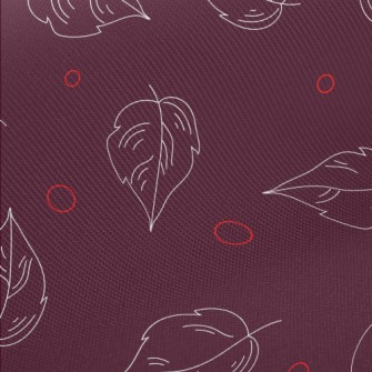 Falling Line Leaves Midweight Cotton Poplin