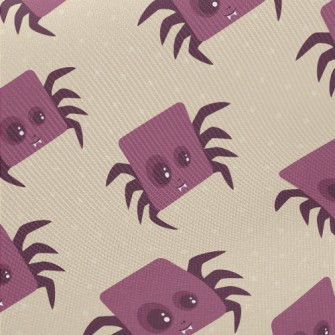 Halloween Cube Spider Midweight Cotton Poplin