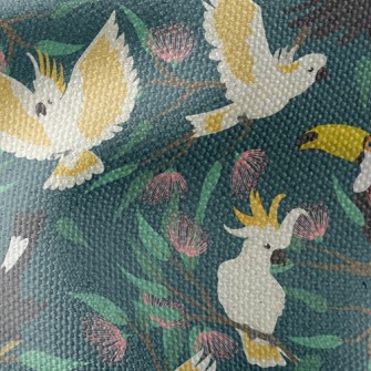 Toucans And Cockatoos Waterproof Canvas