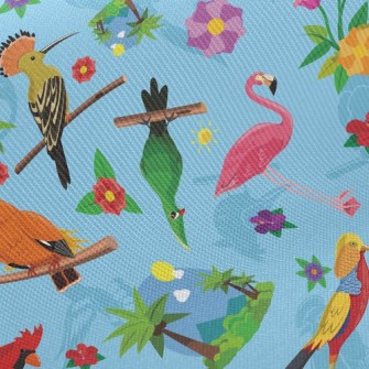 Various Birds Twill