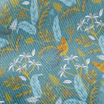 Birds And Flowers Standard Corduroy