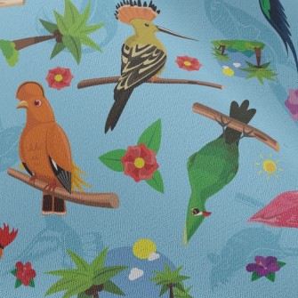 Various Birds Chiffon
