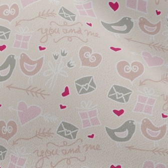Birds In Love Chiffon