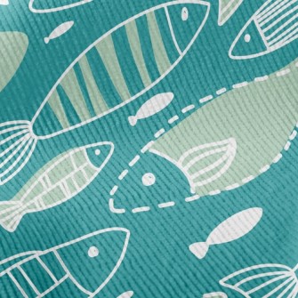 Fish In Ocean Standard Corduroy