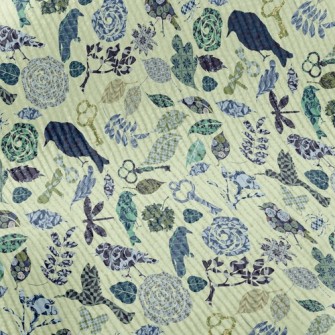 Retro Textured Bird Standard Corduroy