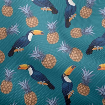 Toucan And Pineapple Dobby