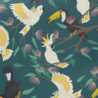 Toucans And Cockatoos Twill