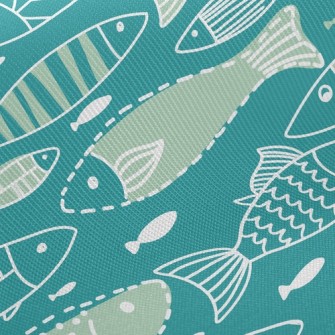 Fish In Ocean Twill