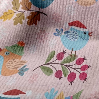 Bird Wearing Santa Hat Terry