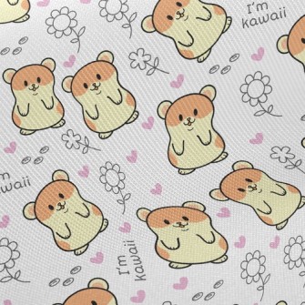 Cute Hamster Twill