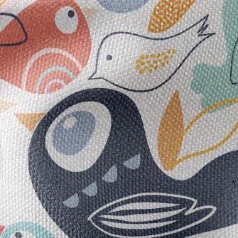 Abstract Bird Waterproof Canvas