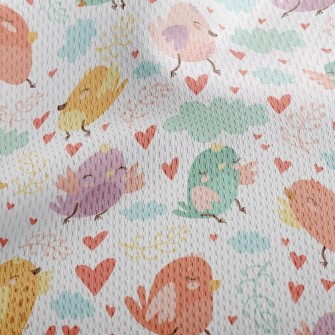 Happy Bird Athletic Mesh Flat Back