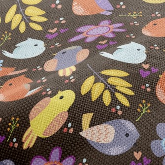 Colorful Birds Performance Linen