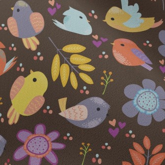 Colorful Birds Chiffon
