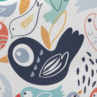 Abstract Bird Twill