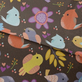 Colorful Birds Waterproof Oxford