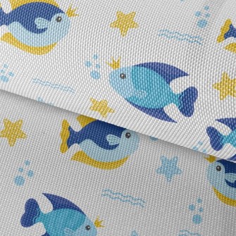 Fish Wearing Crown Waterproof Oxford