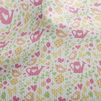 Watering Machine And Bird Athletic Mesh Flat Back