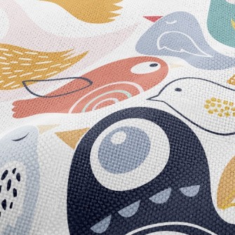 Abstract Bird Performance Linen