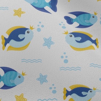 Fish Wearing Crown Chiffon