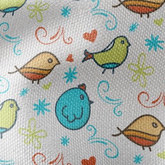 Colorful Bird Waterproof Canvas