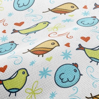 Colorful Bird Performance Linen