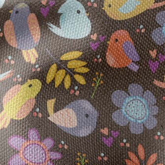 Colorful Birds Waterproof Canvas