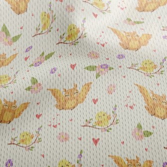 Happy Bird Athletic Mesh Flat Back