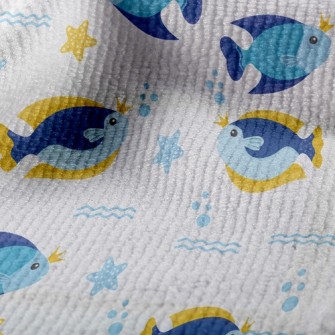 Fish Wearing Crown Terry