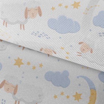 Sheep Flying Across The Starry Waterproof Oxford