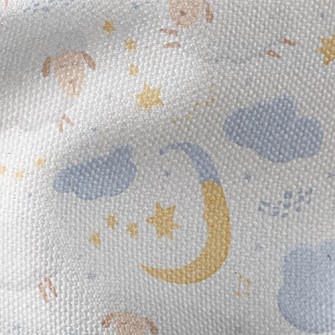 Sheep Flying Across The Starry Waterproof Canvas