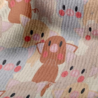 Cute Colorful Pig Terry