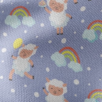 Happy Baby Sheep Waterproof Canvas