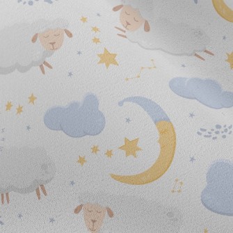 Sheep Flying Across The Starry Chiffon