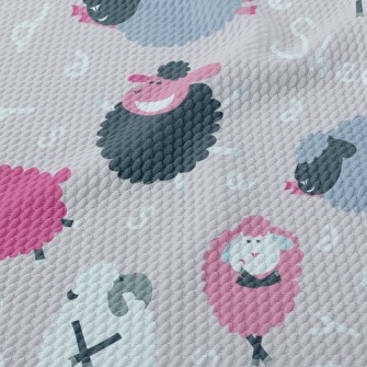 Dancing Sheep Birdseye Piqué