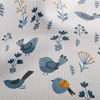 Singing Bird Athletic Mesh Flat Back
