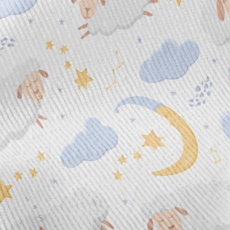 Sheep Flying Across The Starry Standard Corduroy