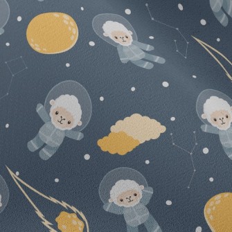 Spaceman Sheep Chiffon