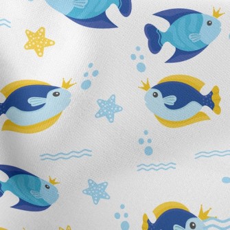 Fish Wearing Crown Stretch Ponte